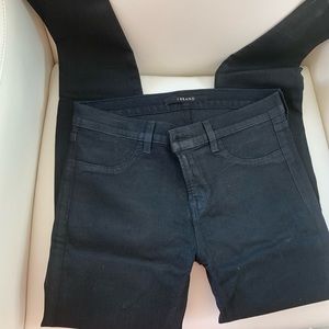 JBrand super skinny black slight shimmer jeans